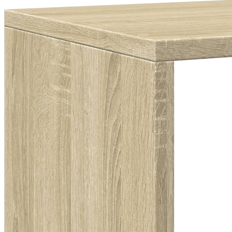 Estantería madera de ingeniería roble Sonoma 137,5x29x137,5