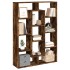 Estantería de madera de ingeniería roble ahumado 102x29x143