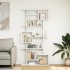 Estantería librería madera de ingeniería blanca 92x29x188