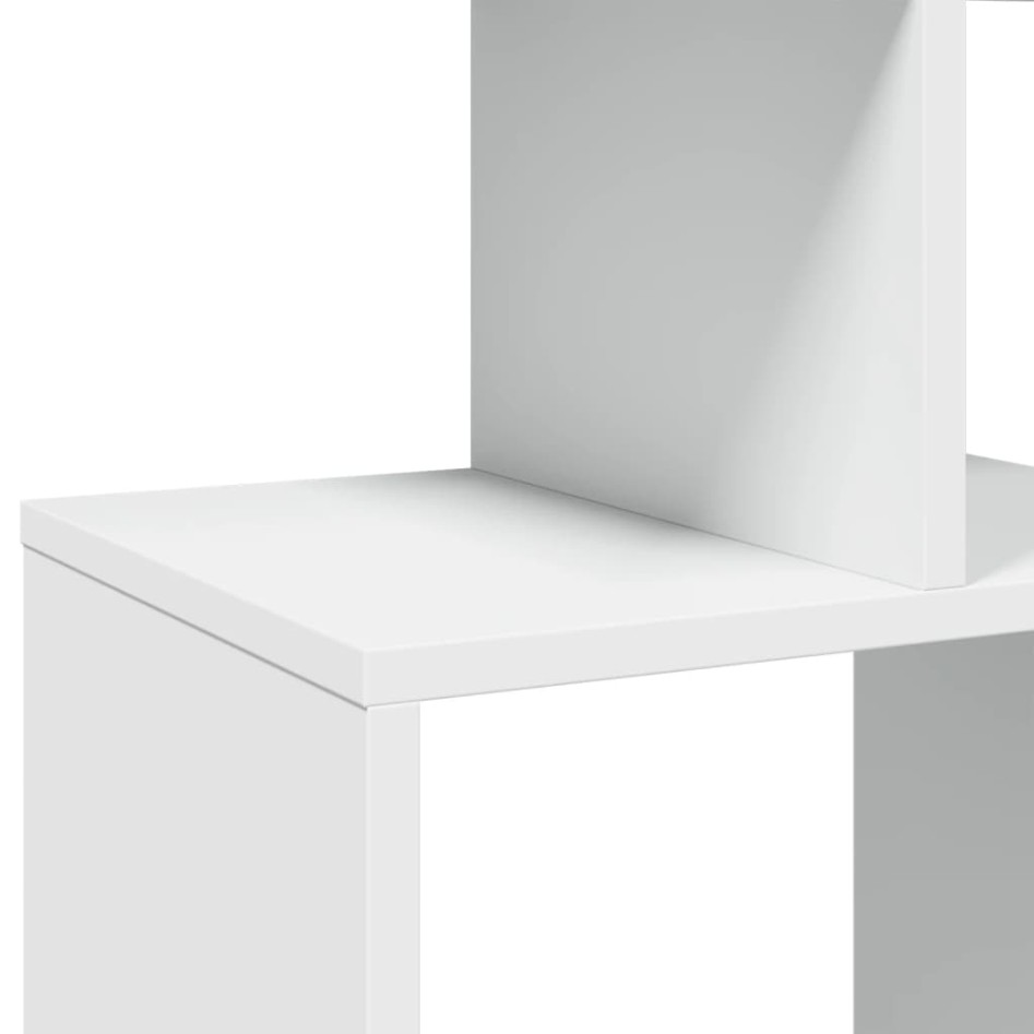 Estantería librería madera de ingeniería blanca 92x29x188