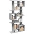 Estantería de madera de ingeniería gris Sonoma 92x29x188