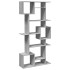 Estantería de madera de ingeniería gris Sonoma 92x29x188
