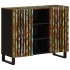 Aparador de madera maciza acacia 90x34x75