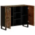 Aparador de madera maciza acacia 90x34x75