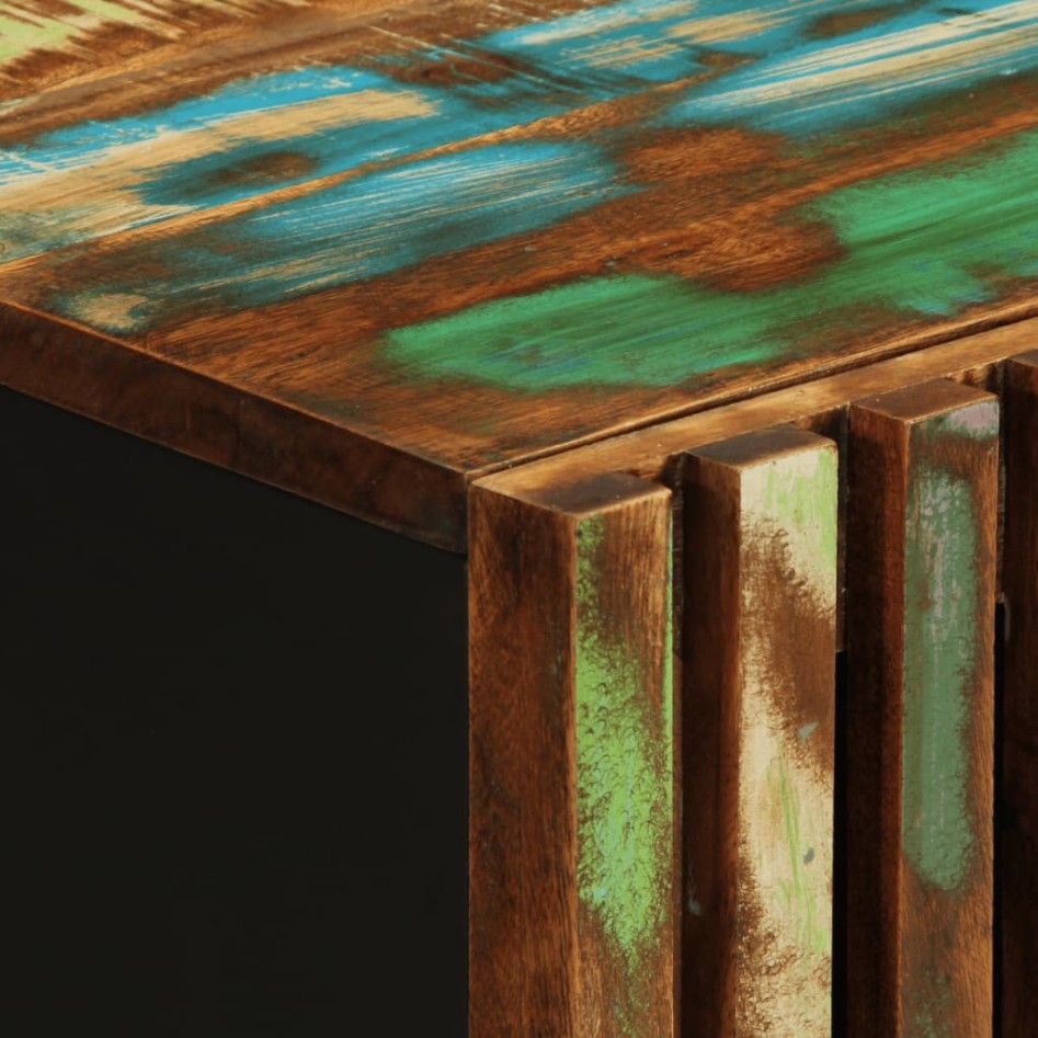 Aparador de madera maciza acacia 90x34x75