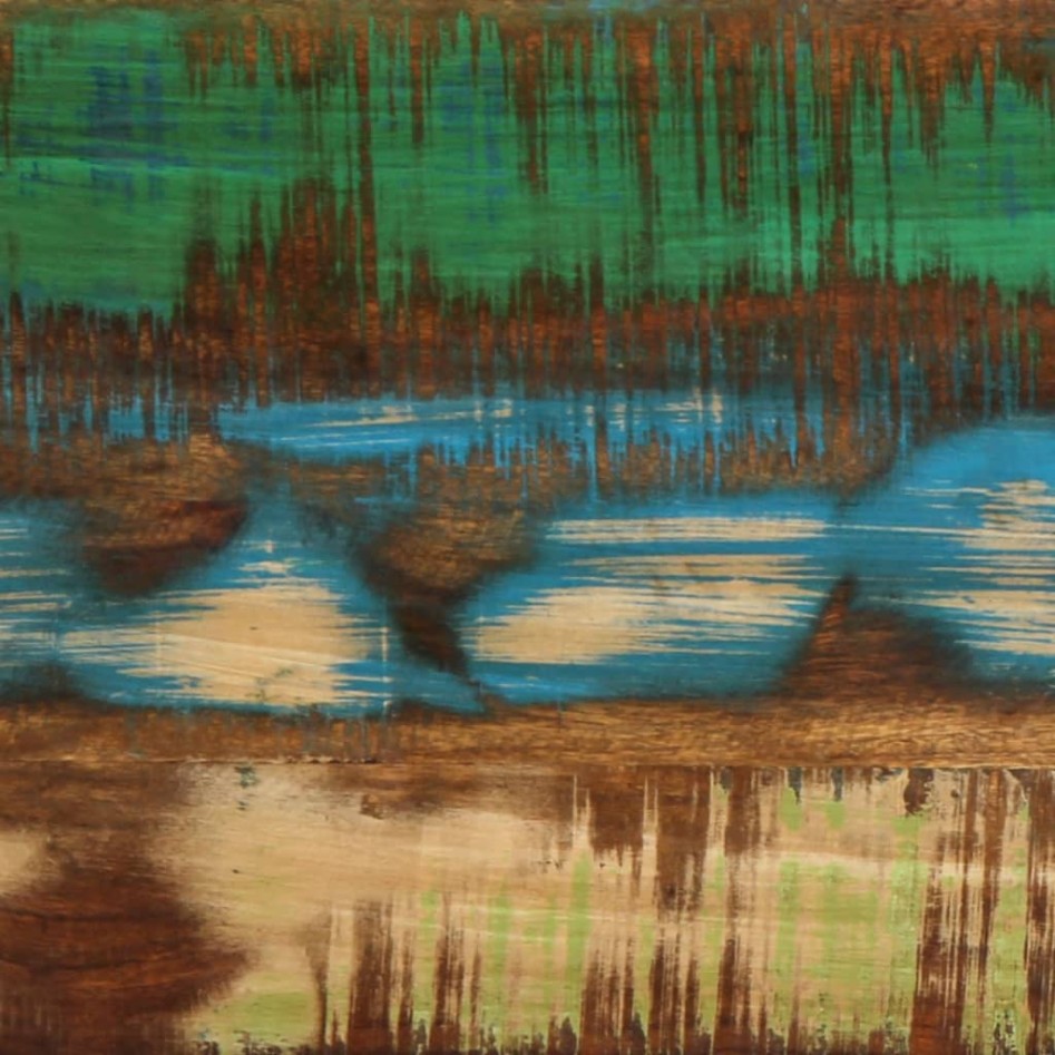 Aparador de madera maciza acacia 90x34x75