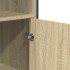 Aparador alto madera ingeniería roble Sonoma 79,5x35,5x137,5