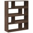 Estantería de madera de ingeniería marrón roble 100x33x125,5