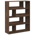 Estantería de madera de ingeniería marrón roble 100x33x125,5