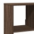 Estantería de madera de ingeniería marrón roble 100x33x125,5