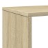 Estantería de madera de ingeniería roble Sonoma 132x29x141,5