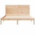Cama extralarga sin colchón madera maciza 160x210