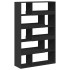 Separador de ambientes madera ingeniería negro 100x33x156,5