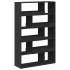 Separador de ambientes madera ingeniería negro 100x33x156,5