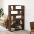Separador de ambientes madera marrón roble 100x33x156,5