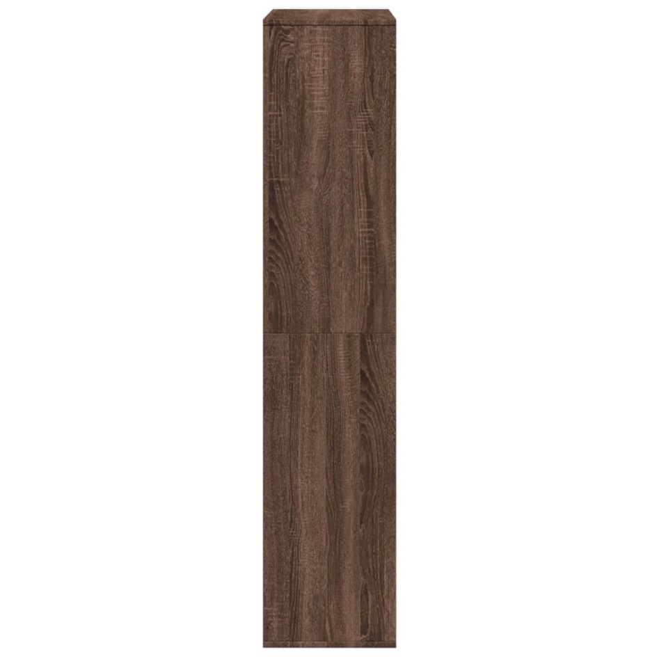 Separador de ambientes madera marrón roble 100x33x156,5