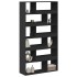 Separador de ambientes madera ingeniería negro 100x33x187,5