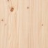 Estructura de cama sin colchón madera de pino blanco 150x200
