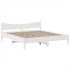 Cama sin colchón madera maciza de pino blanca 180x200