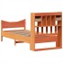 Estructura de cama sin colchón madera de pino marrón 90x200