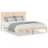 Cama extralarga sin colchón madera maciza 160x220