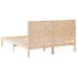 Cama extralarga sin colchón madera maciza 160x210