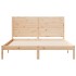 Cama extralarga sin colchón madera maciza 160x220