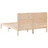 Cama extralarga sin colchón madera maciza 160x220