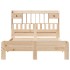 Cama con estantería sin colchón madera maciza de pino
