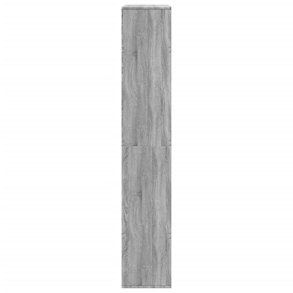 Separador de ambientes madera gris Sonoma 100x33x187,5