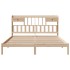 Cama con estantería sin colchón madera maciza de pino