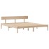 Cama con estantería sin colchón madera maciza de pino
