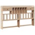 Cama con estantería sin colchón madera maciza de pino