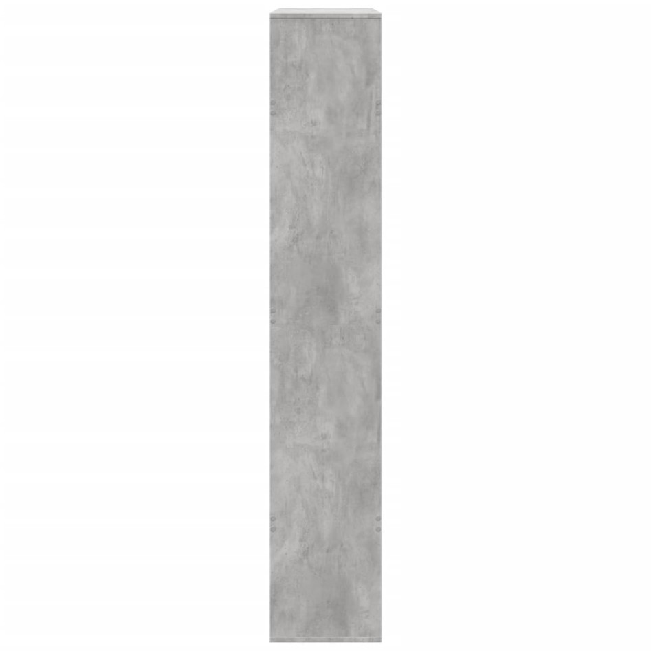 Separador de ambientes madera gris hormigón 100x33x187,5