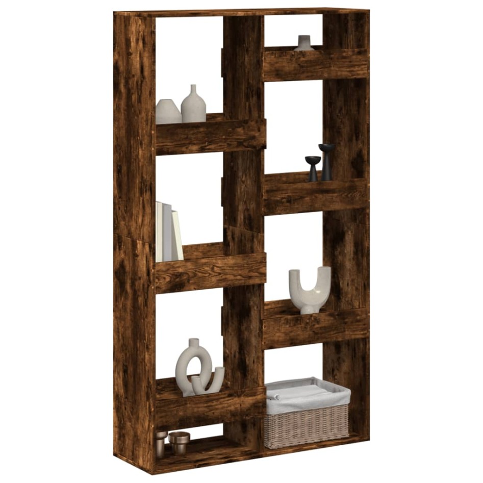 Separador de ambientes madera roble ahumado 100x33x175