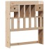 Cama con estantería sin colchón madera maciza de pino