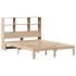Cama con estantería sin colchón madera maciza de pino