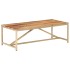 Mesa de centro de madera maciza de sheesham 120x60x40
