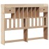 Cama con estantería sin colchón madera maciza de pino