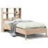 Cama con estantería sin colchón madera maciza de pino