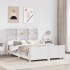 Estructura de cama sin colchón madera maciza de pino 160x200