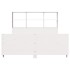 Estructura de cama sin colchón madera maciza de pino 160x200