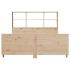 Estructura de cama sin colchón madera maciza de pino 140x190