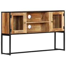 Mueble para la TV de madera maciza reciclada 120x30x75
