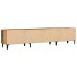 Mueble de TV madera ingeniería madera envejecida 180x31,5x40