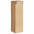 Muebles TV con luces LED 2 uds roble artesanal 30,5x30x102