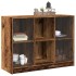 Aparador de madera de ingeniería envejecida 102x37x75,5