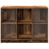 Aparador de madera de ingeniería envejecida 102x37x75,5