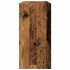 Aparador de madera de ingeniería envejecida 102x37x75,5