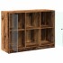 Aparador de madera de ingeniería envejecida 102x37x75,5